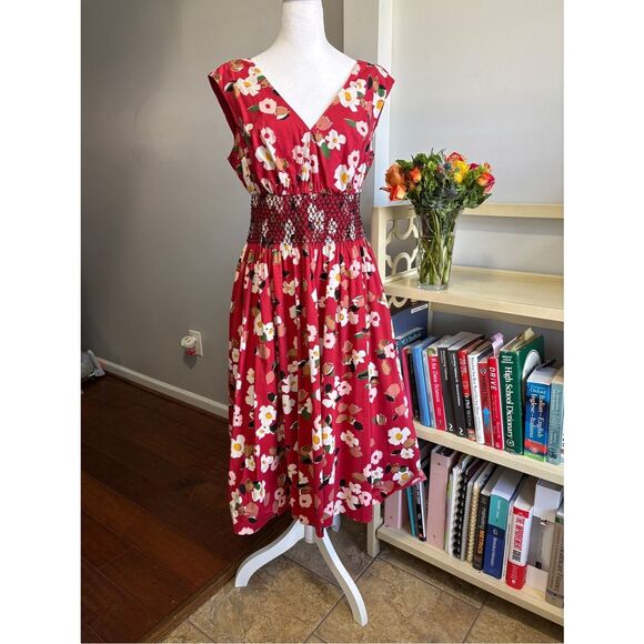 kate spade Dresses & Skirts - Kate Spade Botanical Garden Poplin Midi Dress